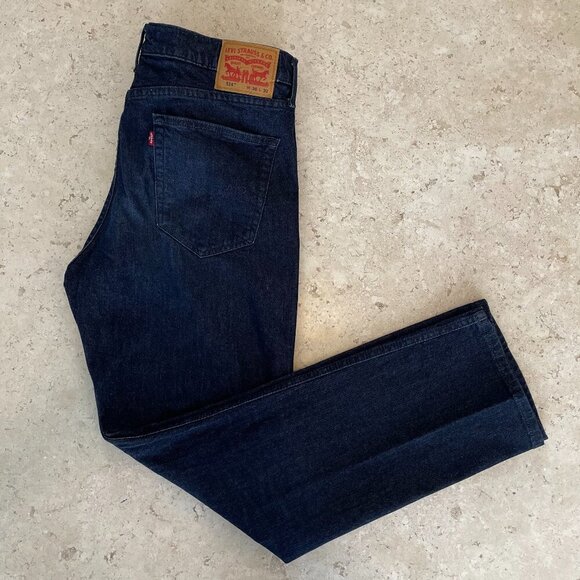 Levi's Other - Levi's Men's 514 Dark Blue Jeans, Size 36x32 NWOT